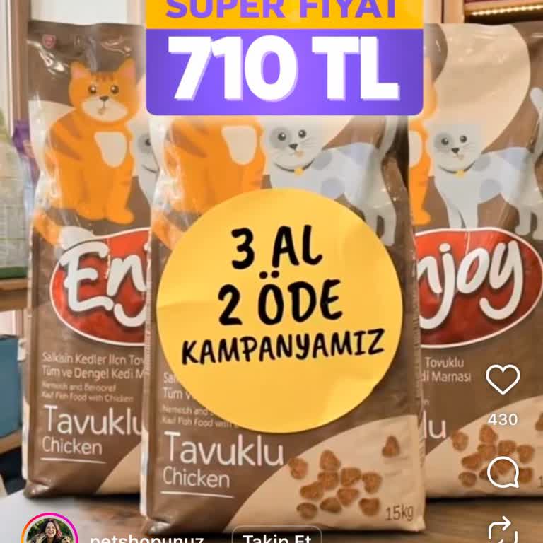 1.278 TL Havale Ödemesi Sonrası Kedi Maması Gönderilmedi Ve İade Yapılmadı
