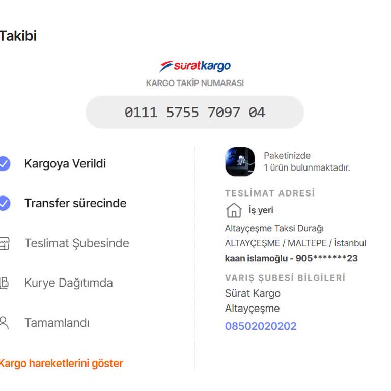 Hediye Gönderiminde Gecikme Ve Açıklama Talebi