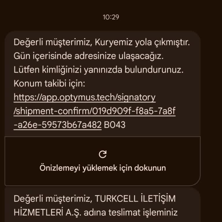 Kurye Bildiriminde Gerçeğe Aykırı Evde Yoktunuz İddiası