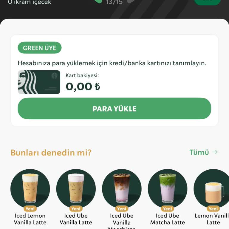 Starbucks Uygulamasında Kazanılan Yıldızların Silinmesi Ve İkram Hakkının İptali