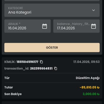 Harbiwin'de 88 Bin TL'lik Kazancım Tek Maç Oranı Nedeniyle Silindi