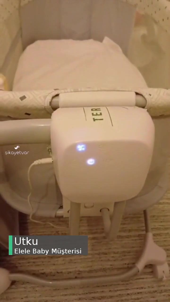 Elele Baby Nova3in1 Elektrikli Otomatik Sallanan Beşik Bluetooth Ve Gıcırtı videonun kapak resmi