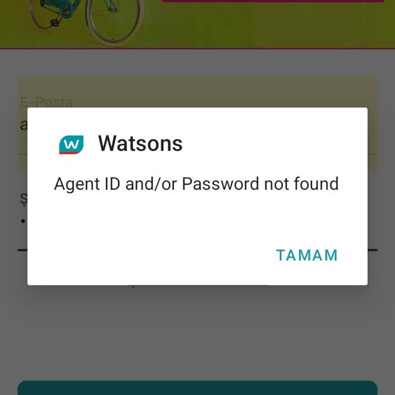 Watsons Üyelik Girişi Sorunu Ve Destek Hattına Ulaşılamıyor