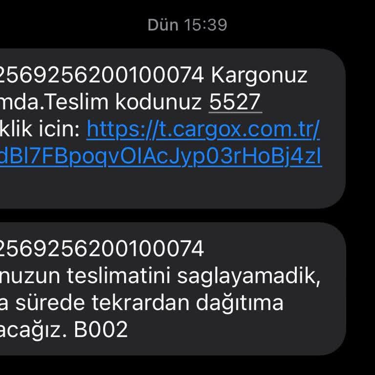 Kargo Teslim Noktasına Bırakılmadı Ve Bilgi Eksikliği Nedeniyle İade Başlatıldı