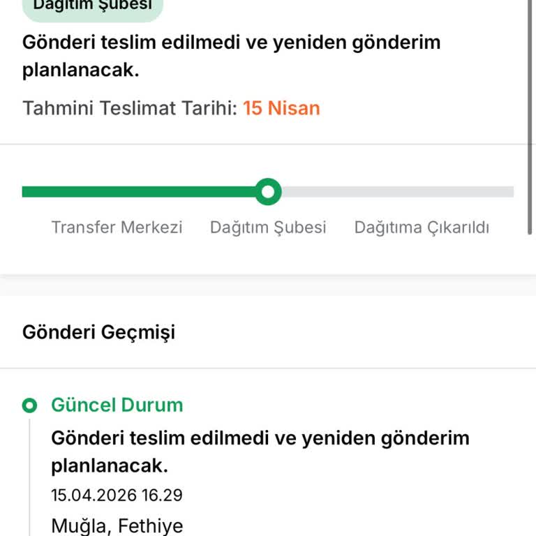 Aras Kargo Fethiye Şubesi Kargo Teslimatı İçin Adres Bulunamadı Ve Uzun Bekleme