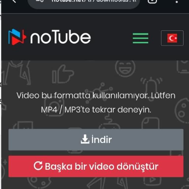 MP4 Ve MP3 Formatlarında Video İndirememe Sorunu