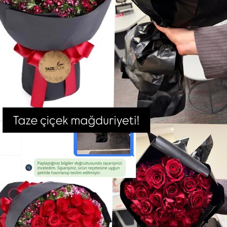 Görseldeki Çiçeklerden Farklı, Soluk Ve Geç Teslim Edilen Sipariş Şikayeti