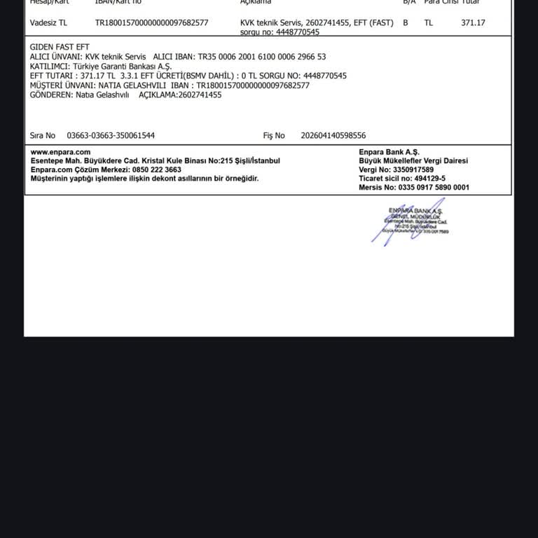 Bakırköy Teknik Servisinde Gizli Ek Ücret Ve İade Yapılmaması