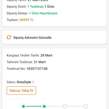 Fiyat Hatası İddiası Nedeniyle Siparişimin İptal Edilmesi Talebi Çözülmedi