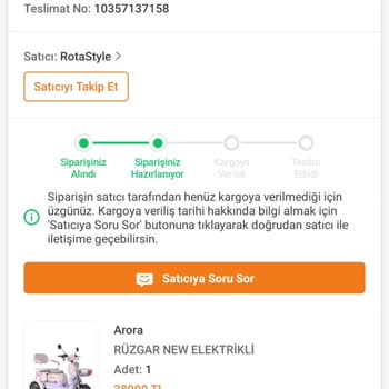 Fiyat Hatası İddiası Nedeniyle Siparişimin İptal Edilmesi Talebi Çözülmedi