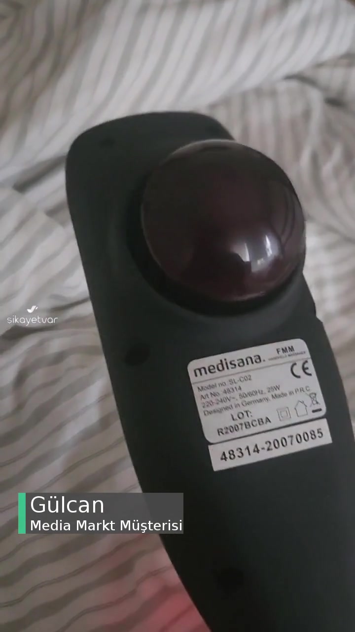Media Markt Medisana Masaj Aleti Bozuk Çıktı, İade Oluşturamıyorum videonun kapak resmi