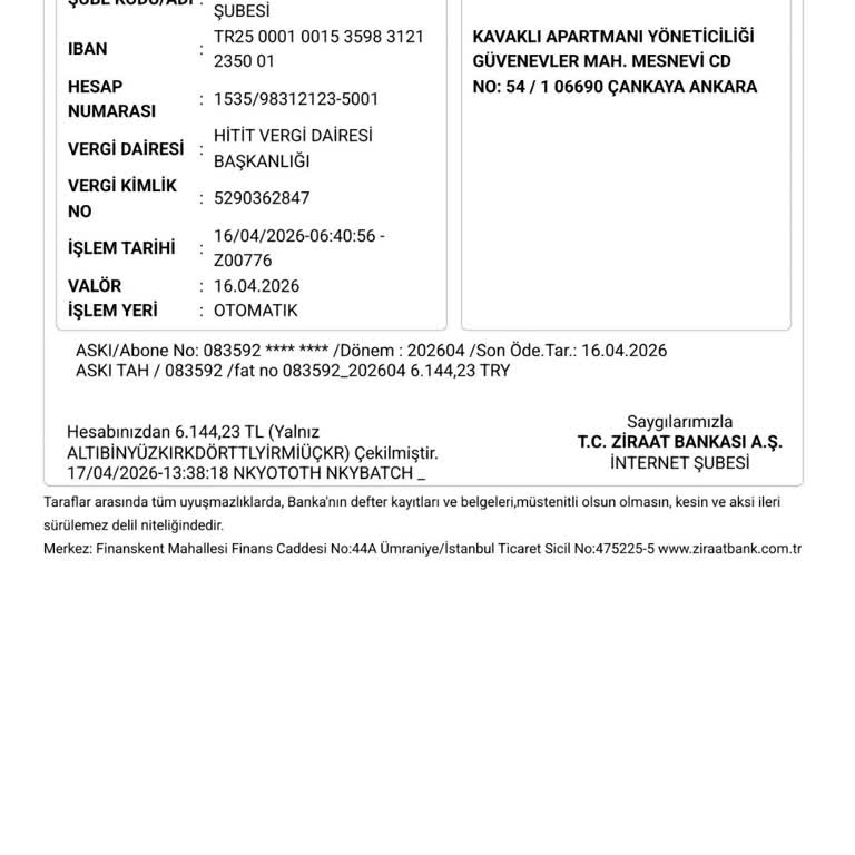 Nisan 2026 Su Faturası 6.144 TL’ye Çıktı Hata İncelemesi Ve İade Talebi