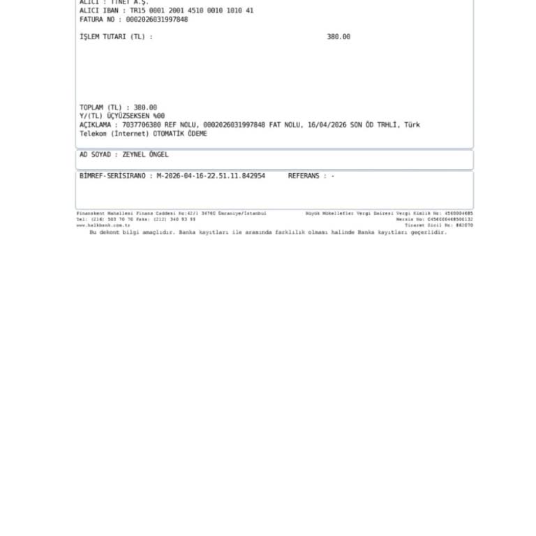 İzinsiz Sözleşme Üzerinden Kesilen 380 TL İçin İade Talebi