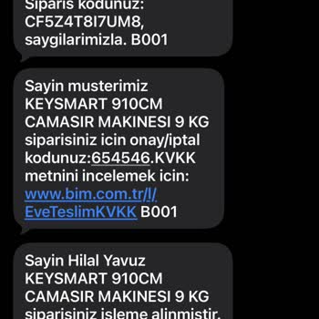 Ankara BİM Mağazasından Aldığım Çamaşır Makinesi Teslim Edilmedi Ve Personel İlgisiz Davranıyor