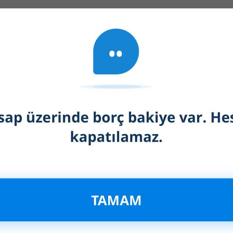 Denizbank Vadesiz Hesap Kapama İşleminde Yanlış Borç Uyarısı Ve Müşteri Hizmetlerine Ulaşılamaması