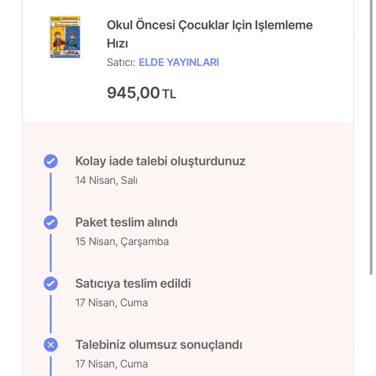 Satıcı İade Talebimi Reddetti, Geri Ödeme Bekliyorum
