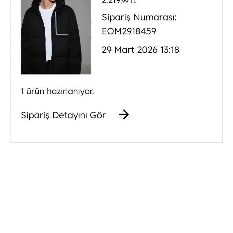 Stokta Olmayan Mont Siparişinde Sürekli Hazırlanıyor Ve Kargo Kayıp