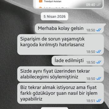 Teslimat Gecikmesi Ve Kırık Ürün Sonrası Fiyat Farkı İhlali