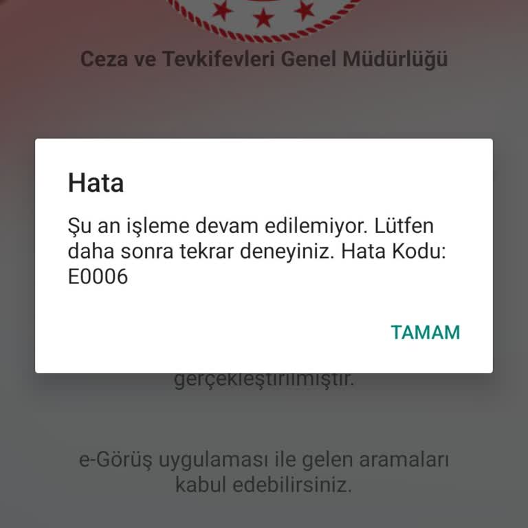 Xiaomi Note 12 Pro 5G Telefonunda E-Görüş Uygulaması 0006 Hatası