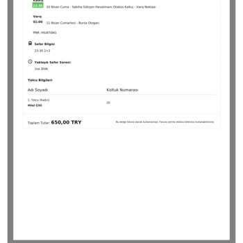 Enuygun Ve Havaist Fatura Talebimde Sürekli Yönlendirme Sorunu