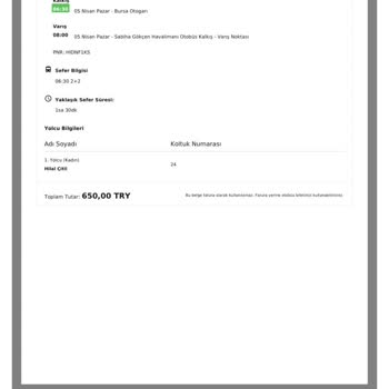 Enuygun Ve Havaist Fatura Talebimde Sürekli Yönlendirme Sorunu