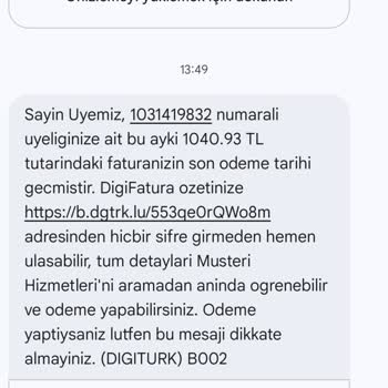 Bilgim Dışı Açılan Digiturk Üyeliği Ve Haksız Ücret Talepleri