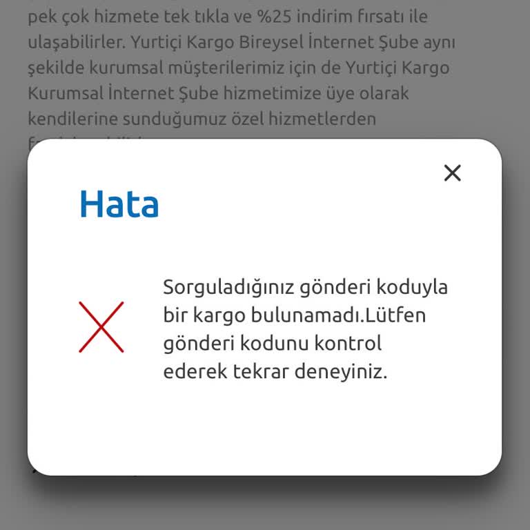 Kargo Takip Numarası Bulunamadı, Siparişim Nerede?
