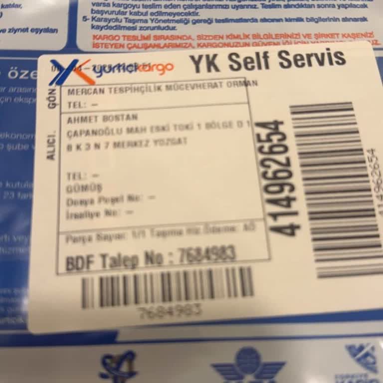 Ödenen 1600 TL İçin Ürün Gönderilmedi Ve Sahte Kargo Görseli İle Yanıltıldım