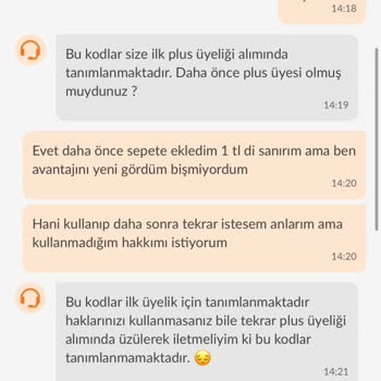Trendyol Plus Üyeliğinde Söz Verilen Youtube Ve Exxen Hediyelerinin İlk Ayda Bildirilmemesi