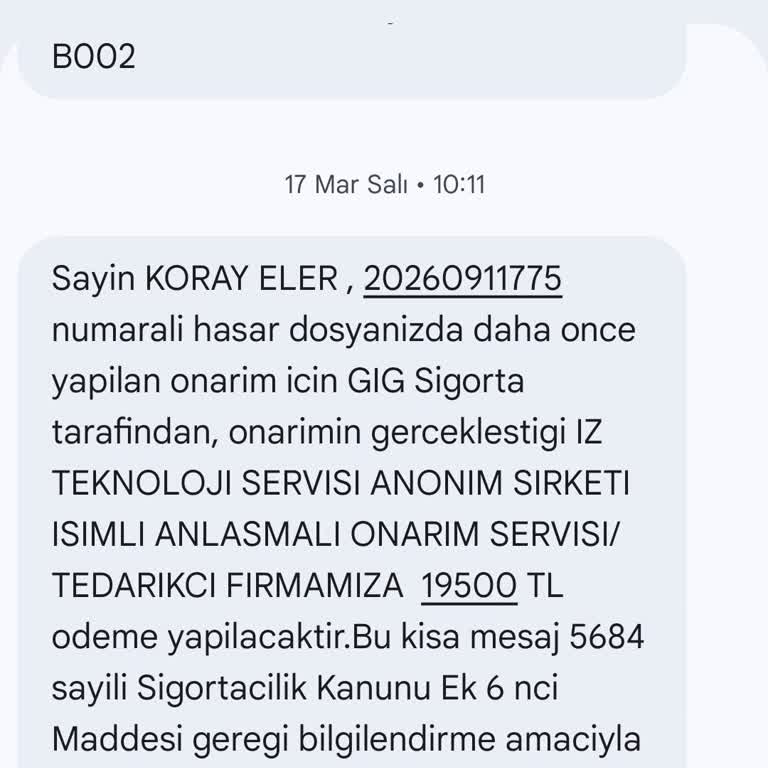 Vatan Bilgisayar Ve Gig Sigorta'dan Onarılamayan Televizyon İçin Tam İade Talebi