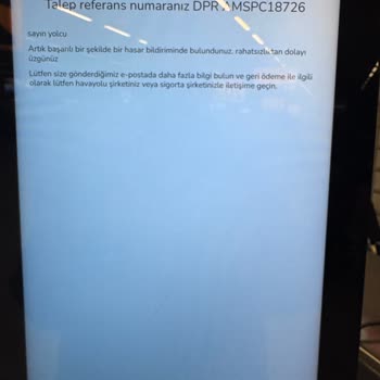 Kırılan 13.000 TL Değerindeki Valiz İçin Hızlı Tazminat Talebi