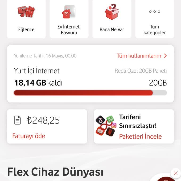 İki Kat Fiyatla Yeni Teklif Ve Mevcut Paketime Yakın Uygun Tarife Talebi