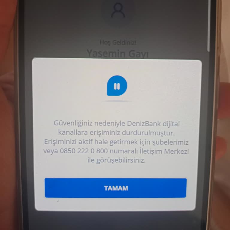 Denizbank Hesap Kısıtlamaları Nedeniyle Hisse Senedi İşlemlerinde Yaşanan Sorun