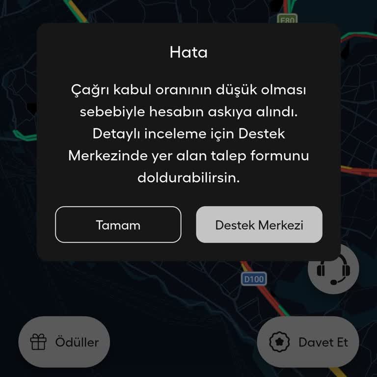 Martı Sürücü Hesabım Açıklamasız Askıya Alındı Ve Müşteri Hizmetine Ulaşamıyorum