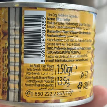 Tukaş Konserve Mısırda Böcek Kontaminasyonu Gıda Güvenliği Tehlikede