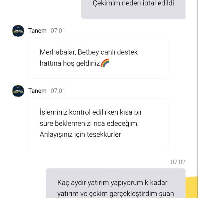 50.000 TL Çekim Talebim Ödenmedi Ve Kazancım Silindi