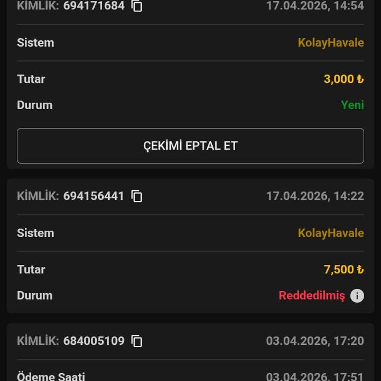 Royalbet Kazancım Keyfi Olarak Silindi Ve Çekim Talebim Reddedildi