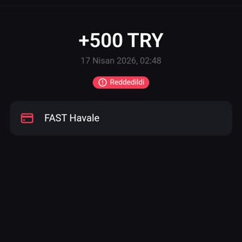 500 TL Fast Havale İşlemi Hesaba Yansımadı Ve Canlı Destek Oyalıyor