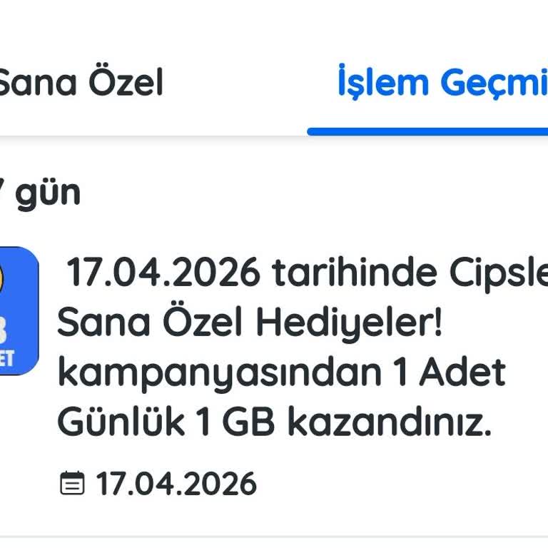 Vodafone'da Günlük 1 GB İnternet Hediyesi Hattıma Tanımlanmadı