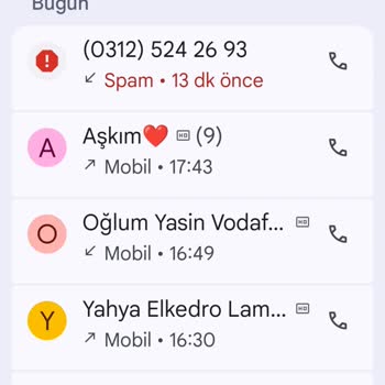 0312 524 26 93 Numaralı İstenmeyen Boş Aramalar