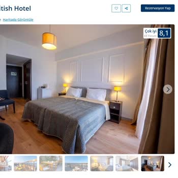 The British Hotel'de Oda Görselleri Gerçekle Uyuşmuyor, Tatilsepeti Yanıltıcı Davranıyor