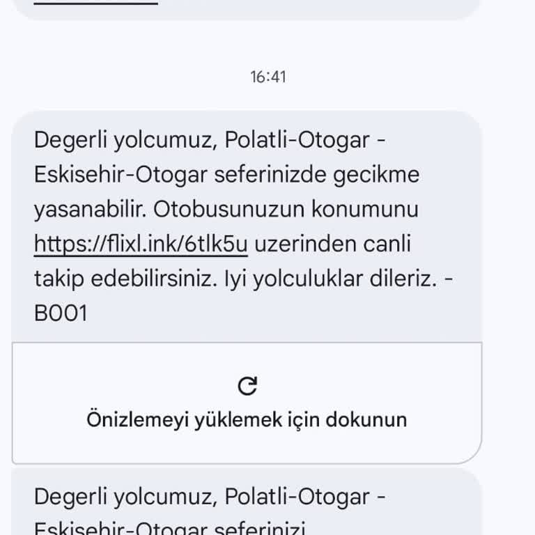 Otogara Girmeyen Otobüs Ve Bilet İadesi Talebi