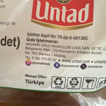 Untad Susamlı Hamburger Ekmeği Tatlı Çıktı Neden?
