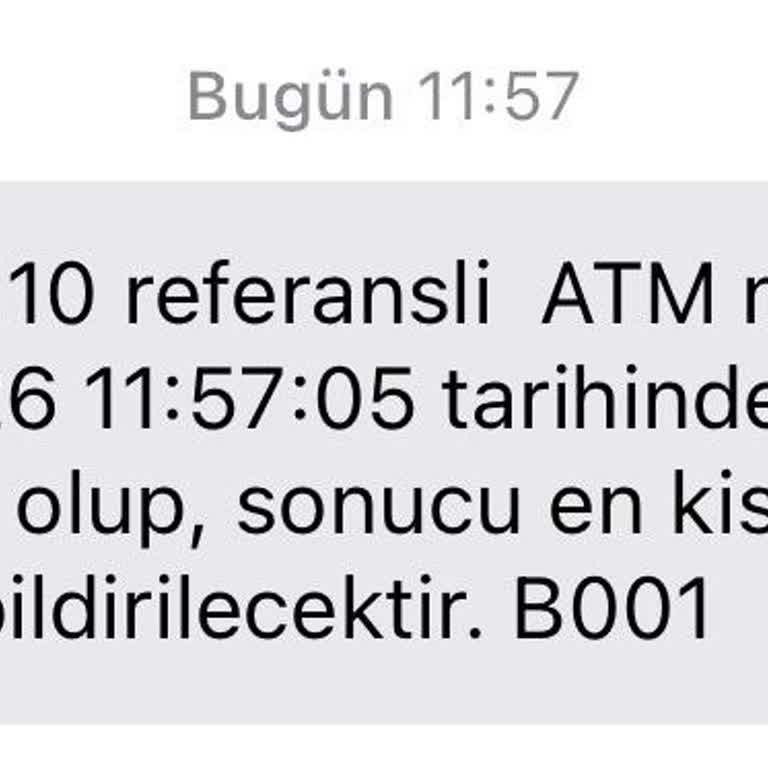 ATM Arızası Nedeniyle 18.200 TL Eksik Para