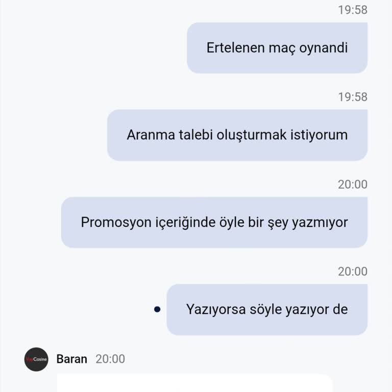 Ertelenen Maç Nedeniyle Vaycasino’da Kazancım Verilmedi