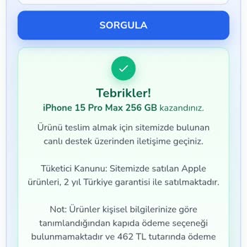 Instagram Çekilişi Aldatması, Ek Ücret Talepleri Ve Ödeme İadesi Talebi