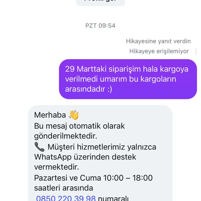 İrva Collection’dan 569 TL’lik Siparişin Gönderilmemesi Ve Acil İade Talebi