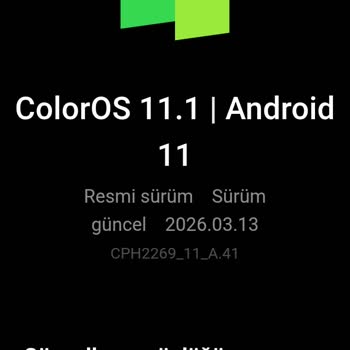 Oppo A16 Modelinde Yazılım Güncellemesi Alamama Ve Bilgi Talebi