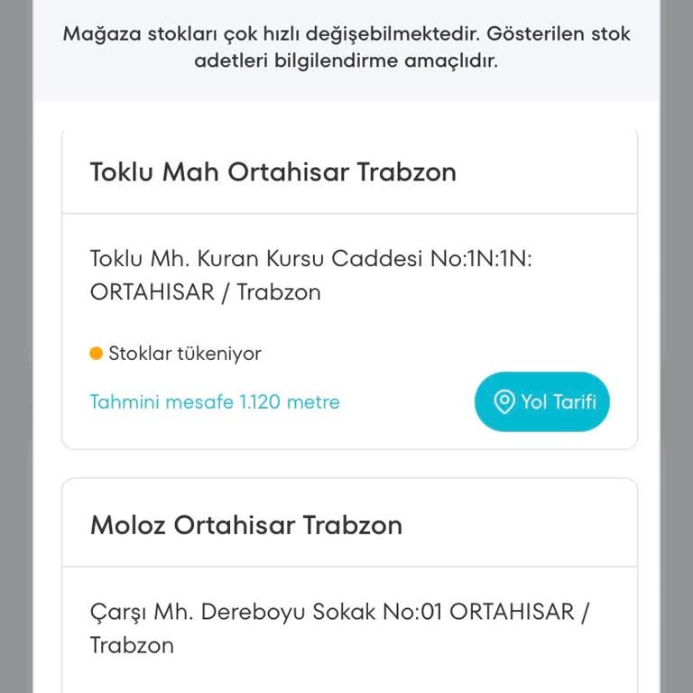 Stokta Görünen Ürün Bulunamıyor Ve Şikayetime Cevap Gelmiyor