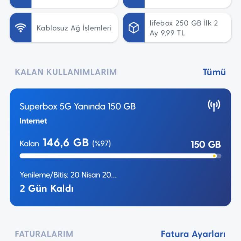 5G Altyapı Eksikliği Ve Superbox Paketi İptali Talebi